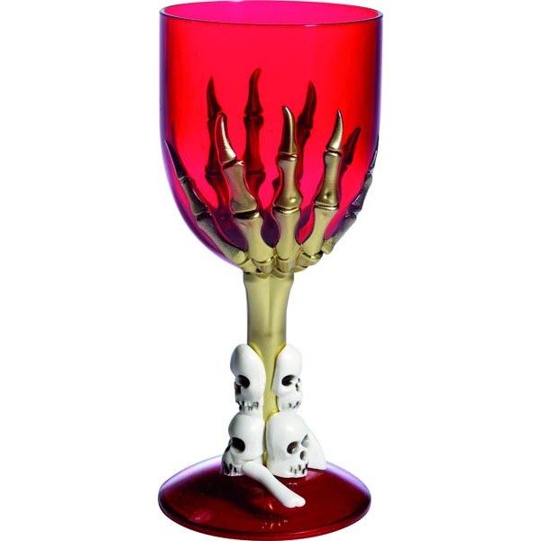 verre gothique rouge